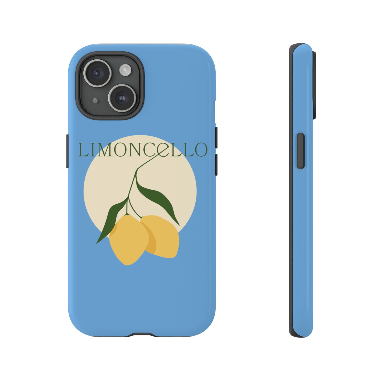 Limoncello Retro Phone Case - Tough Blue