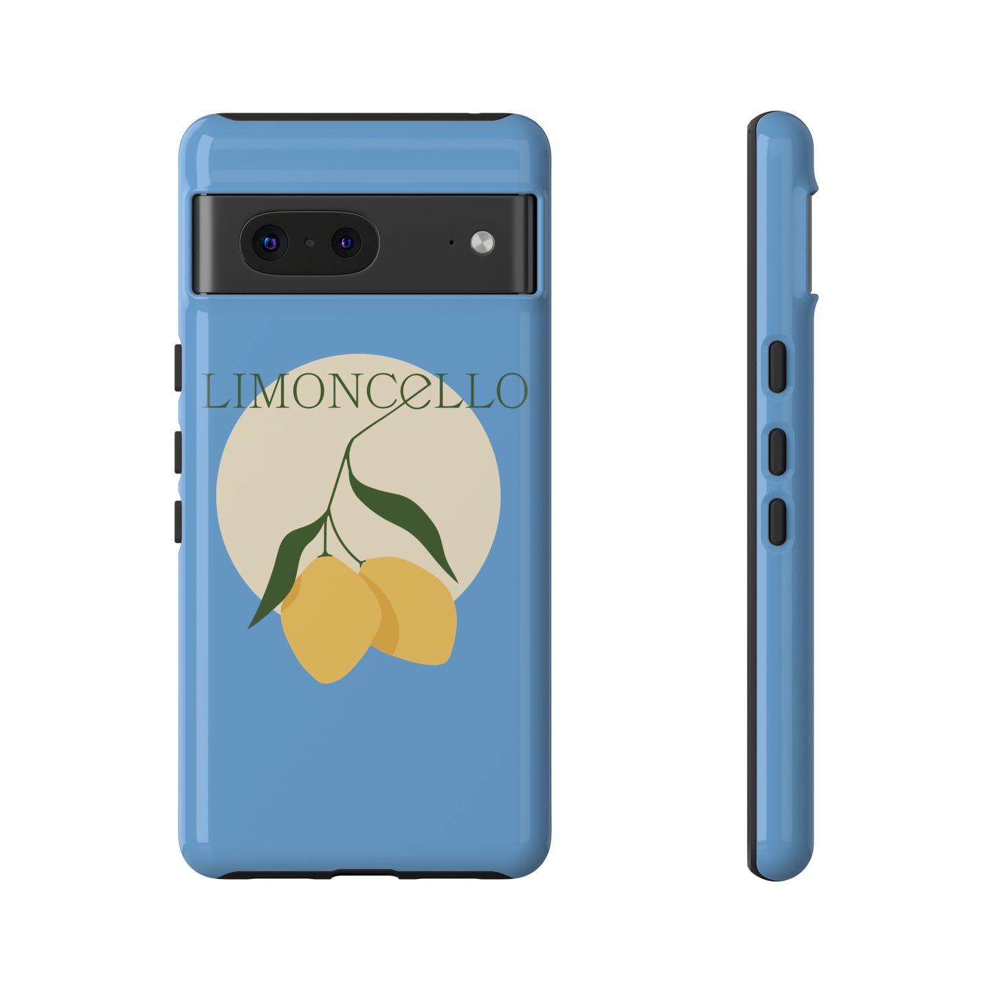 Limoncello Retro Phone Case - Tough Blue