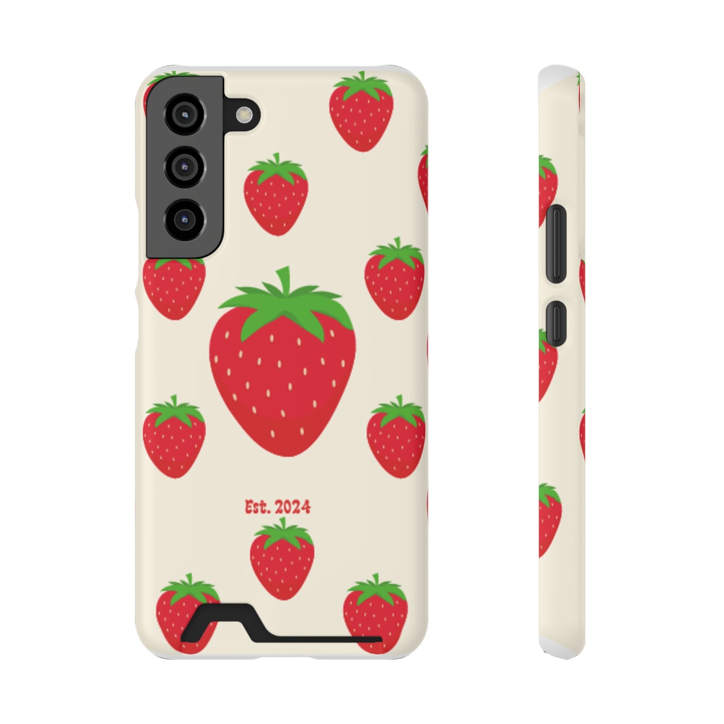 Strawberry Daiquiri Phone Case With Card Holder