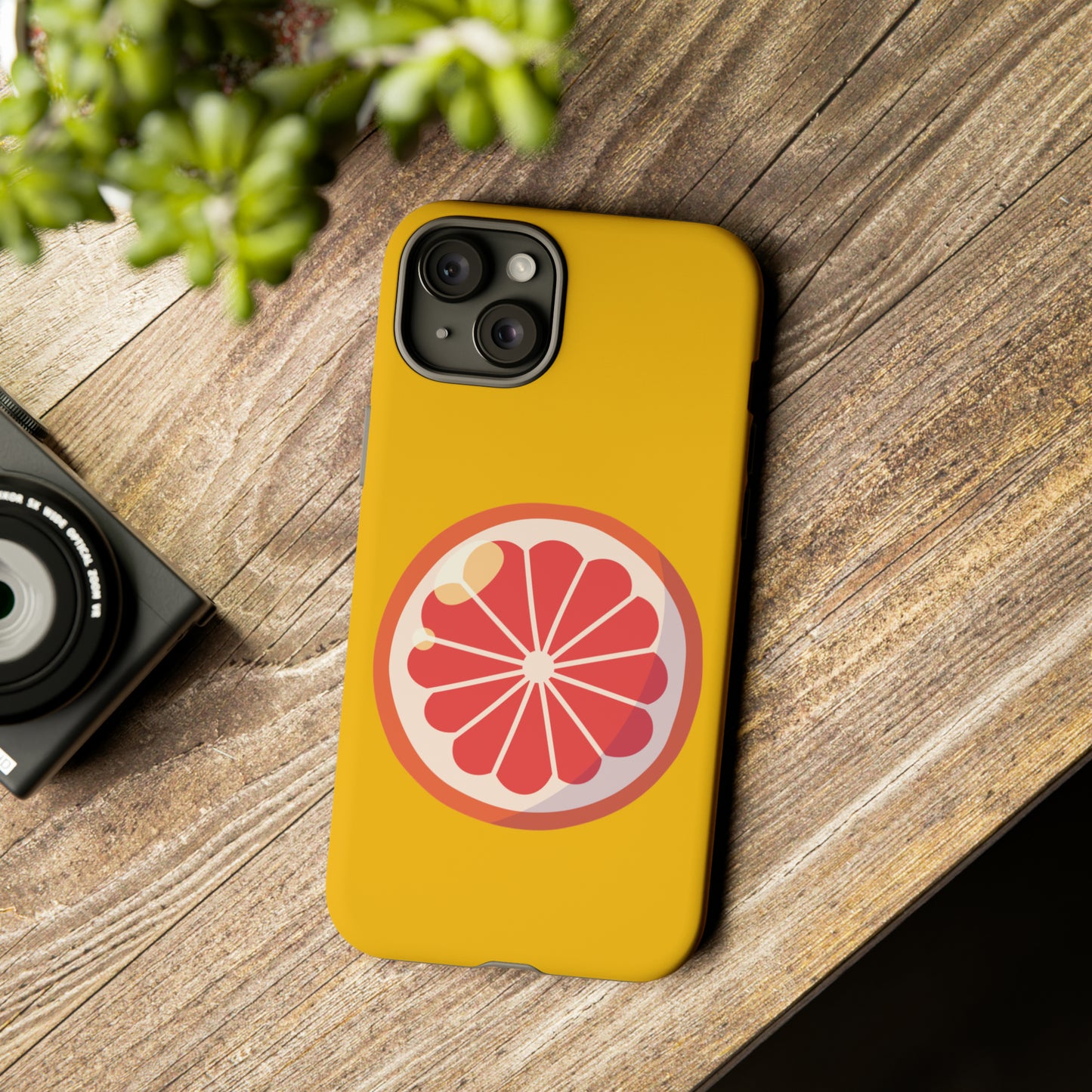 Grapefruit Phone Case - Tough Yellow