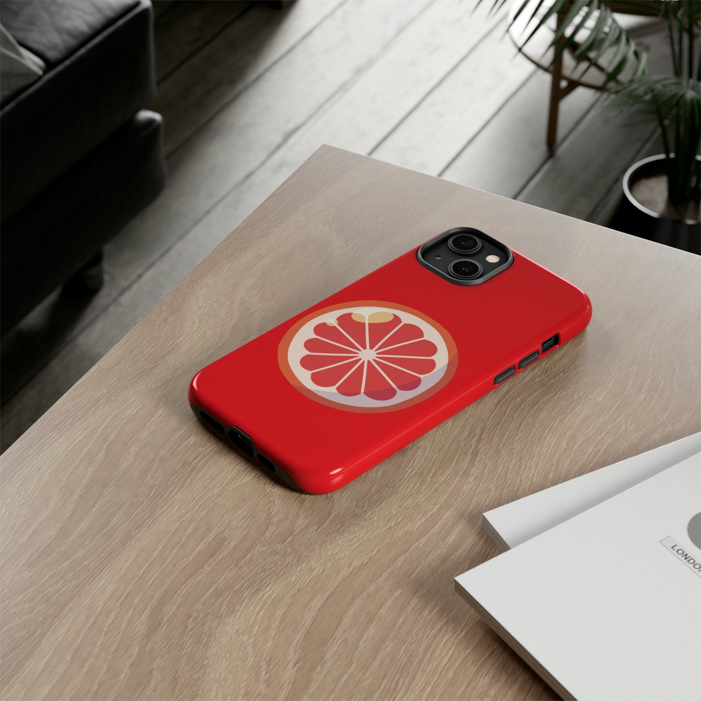 Grapefruit Phone Case - Tough Red