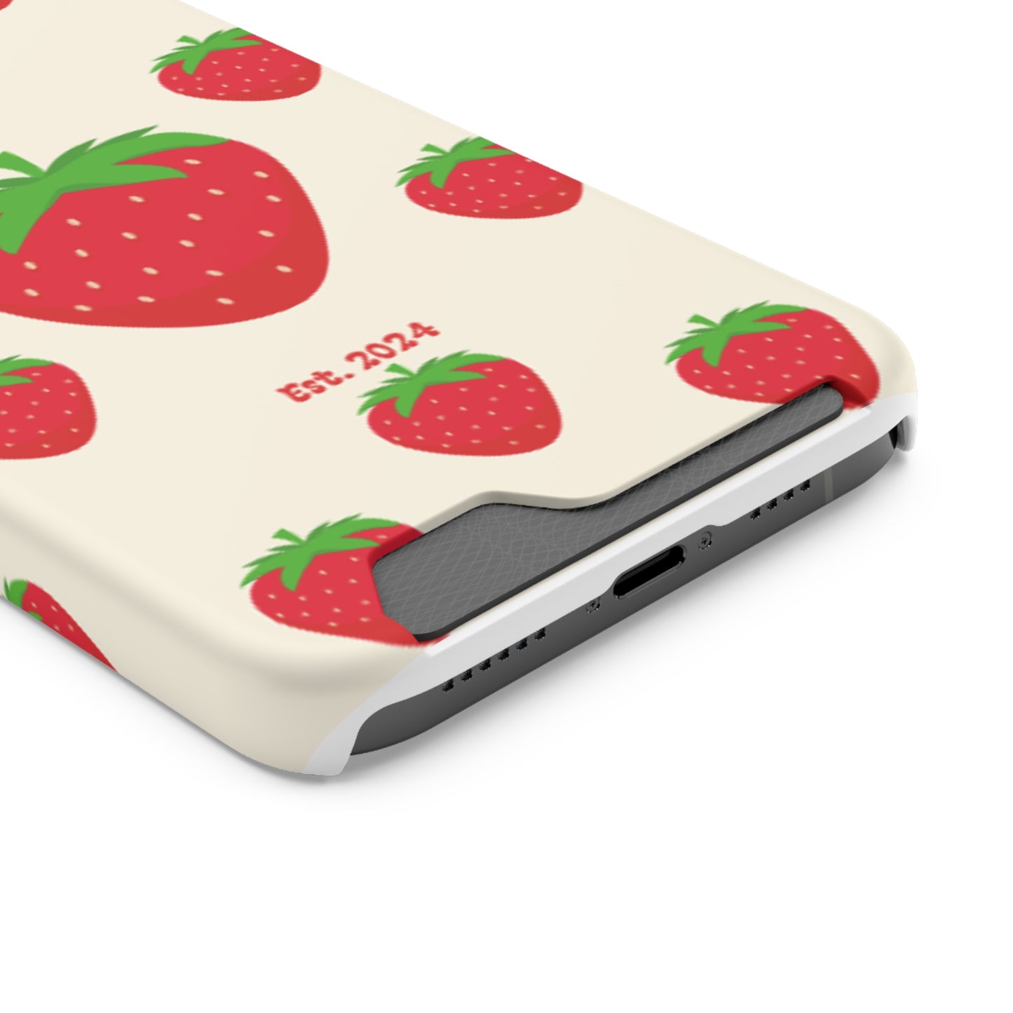 Strawberry Daiquiri Phone Case With Card Holder