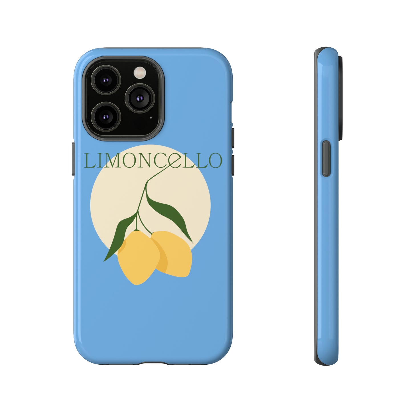 Limoncello Retro Phone Case - Tough Blue