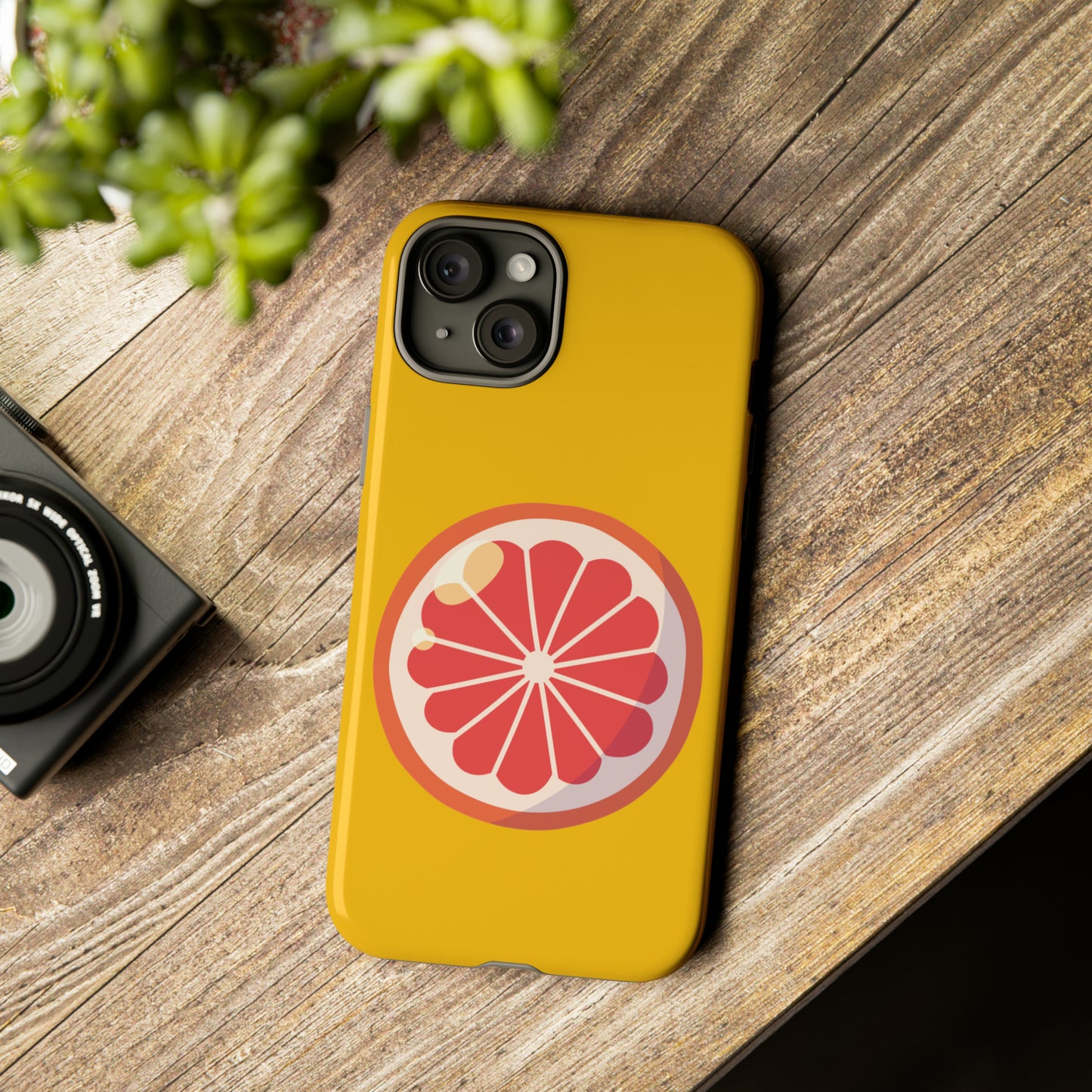 Grapefruit Phone Case - Tough Yellow