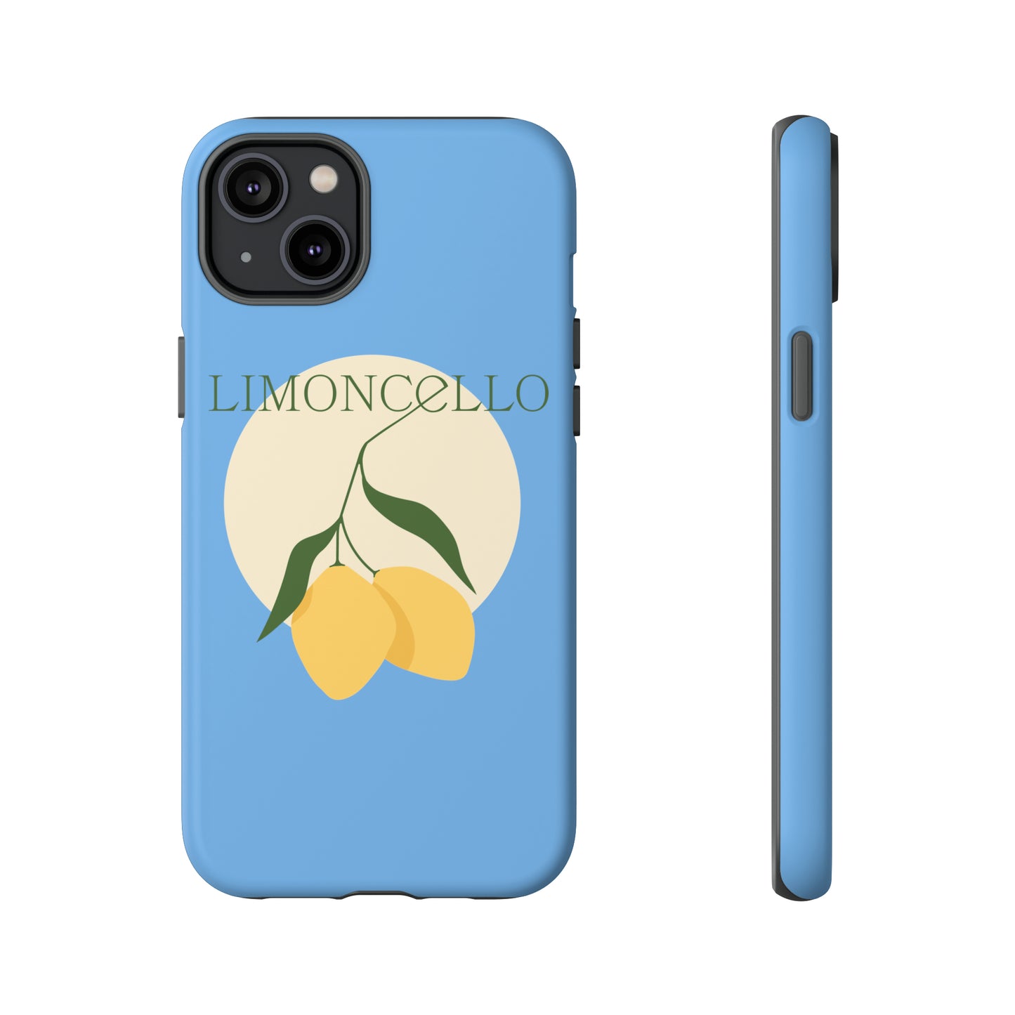 Limoncello Retro Phone Case - Tough Blue