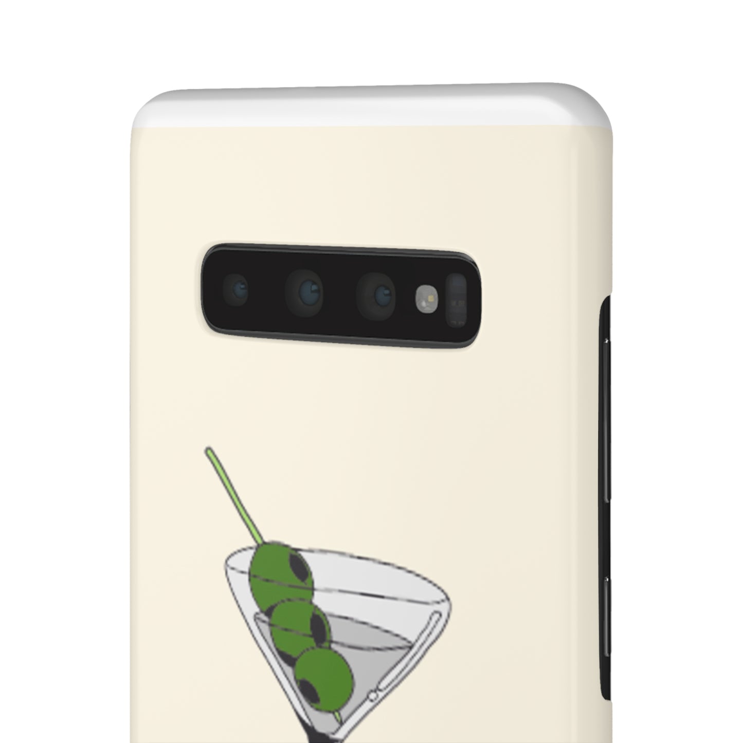 Olive Martini Phone Case with Card Holder