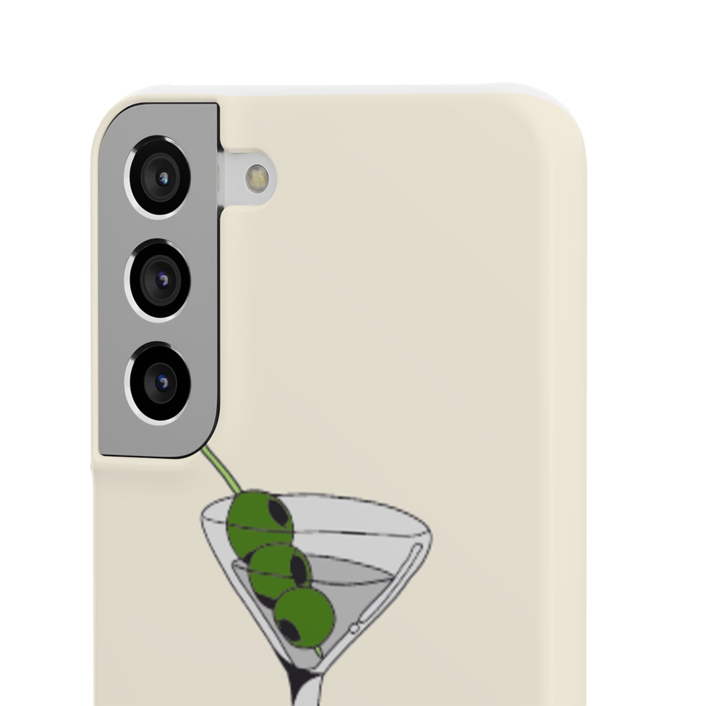 Olive Martini Phone Case with Card Holder