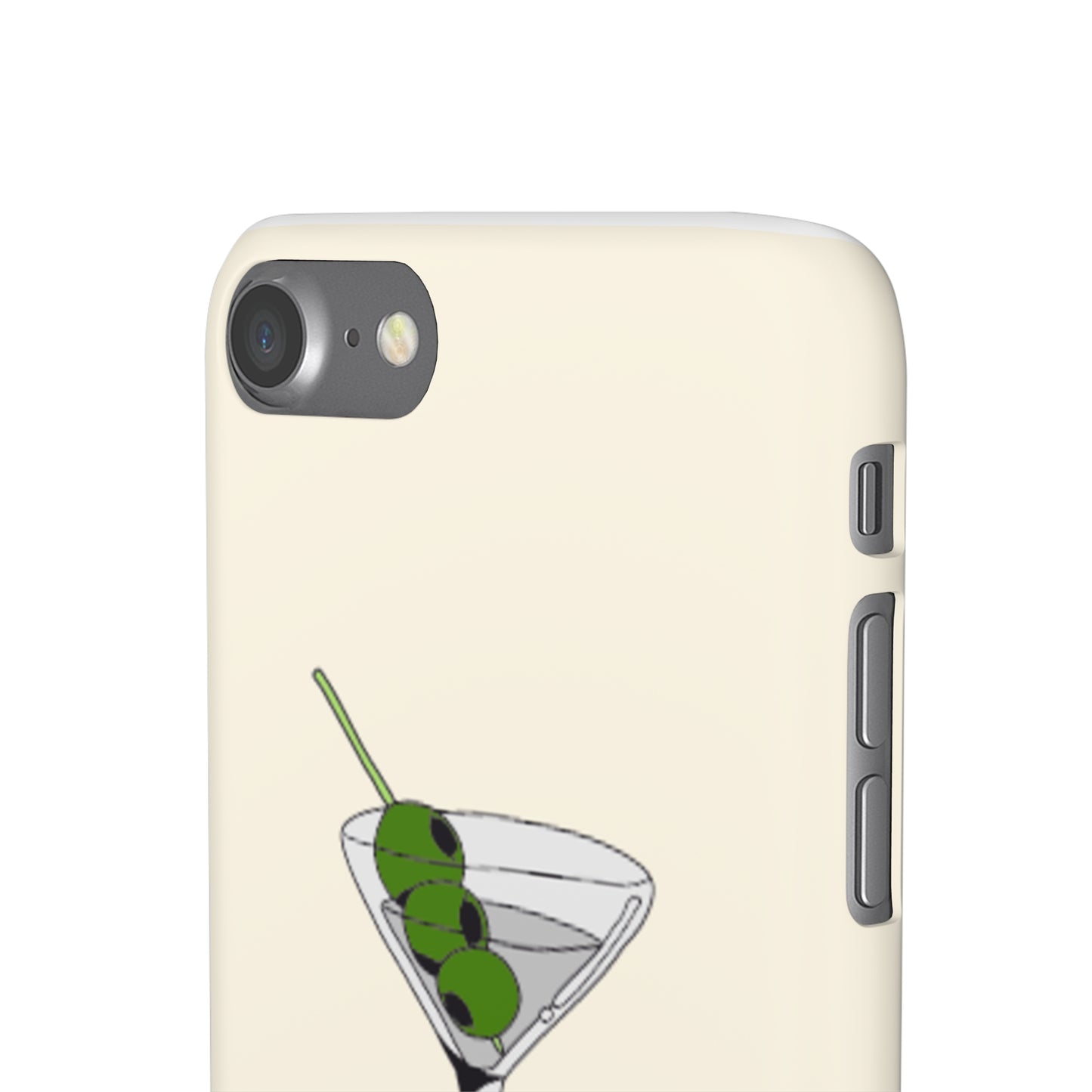 Olive Martini Phone Case with Card Holder