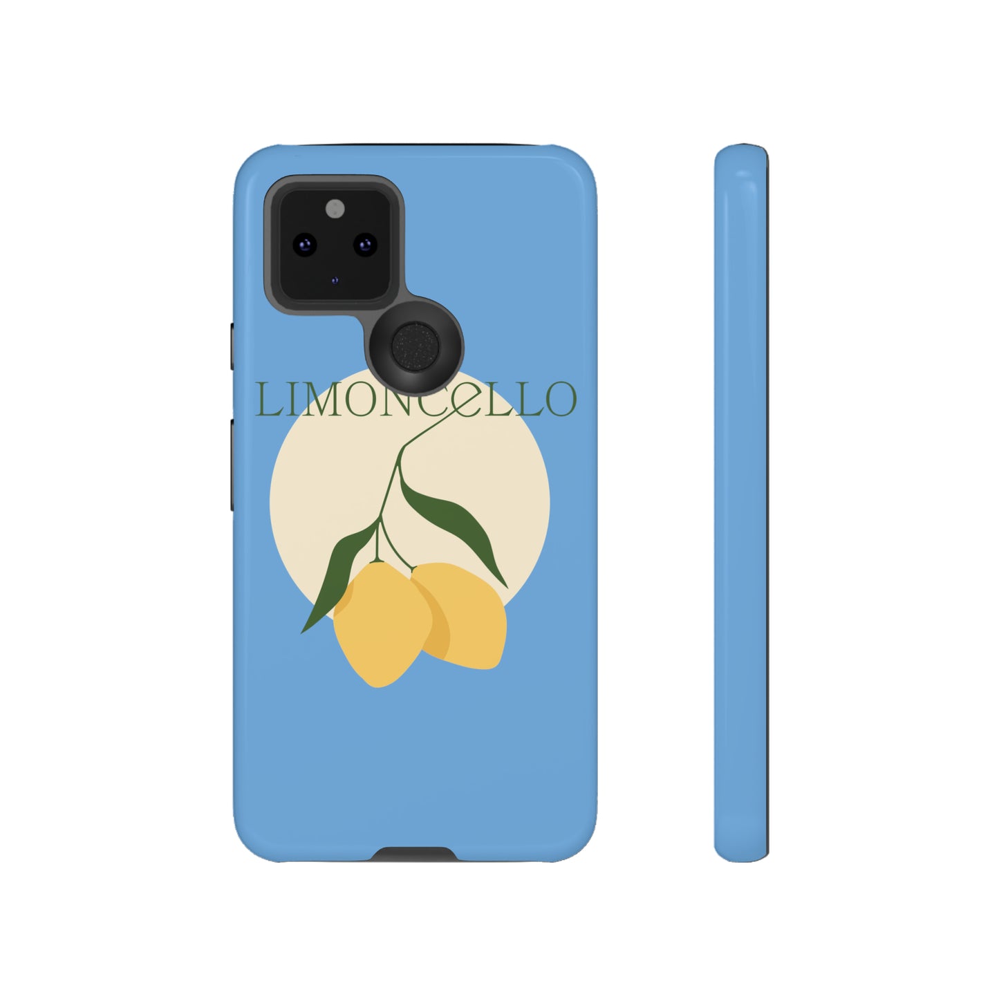 Limoncello Retro Phone Case - Tough Blue