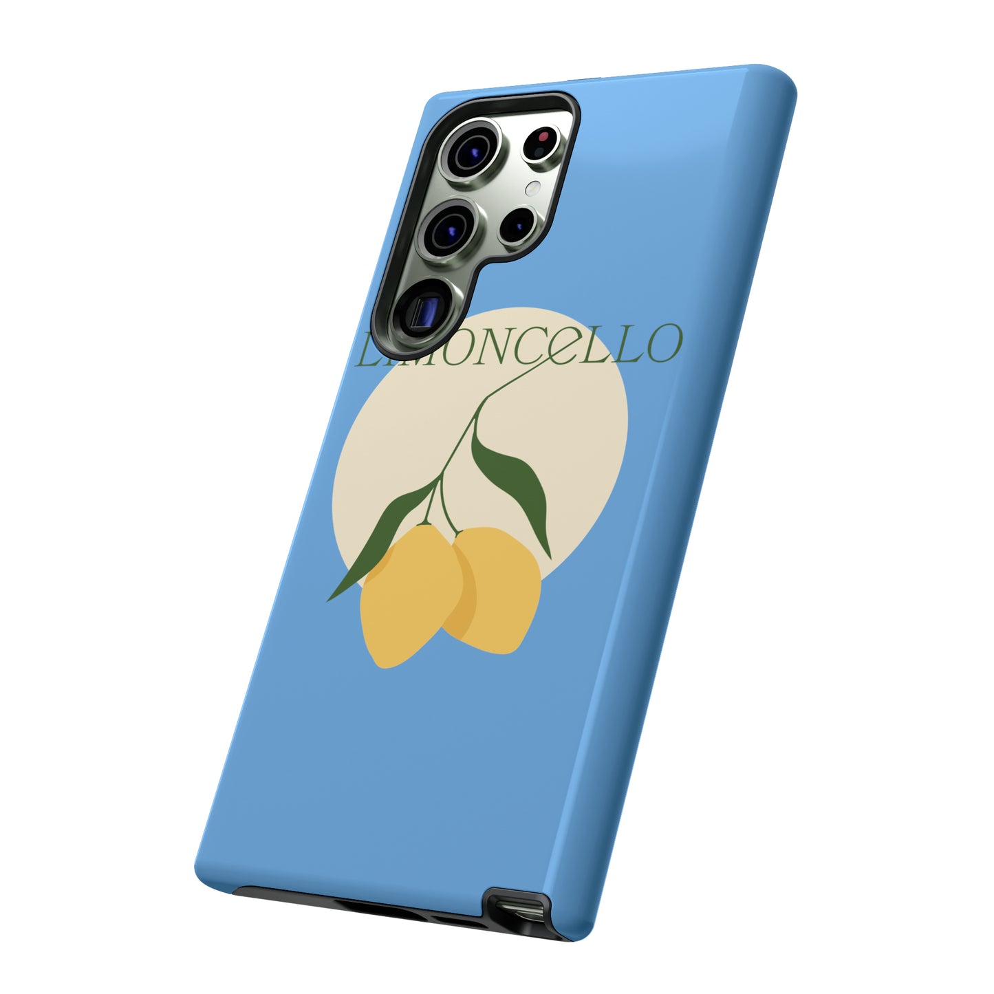 Limoncello Retro Phone Case - Tough Blue