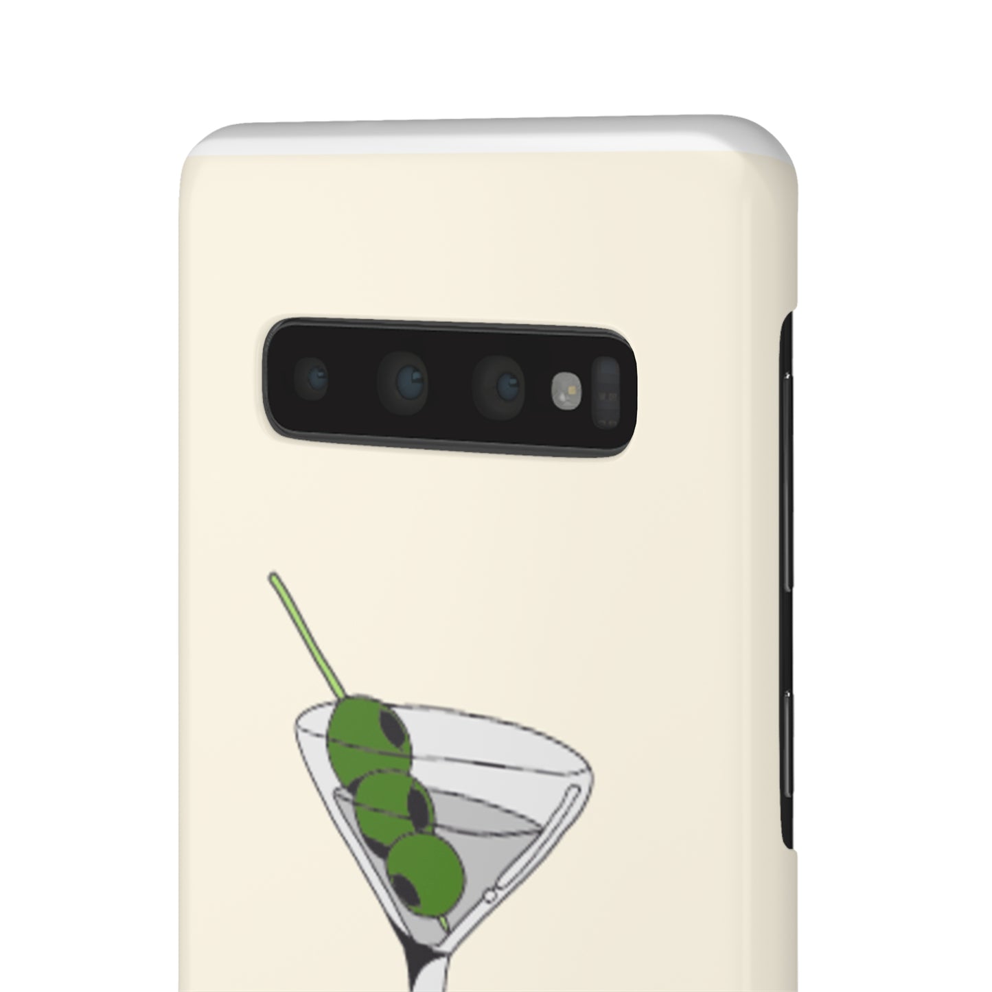 Olive Martini Phone Case with Card Holder