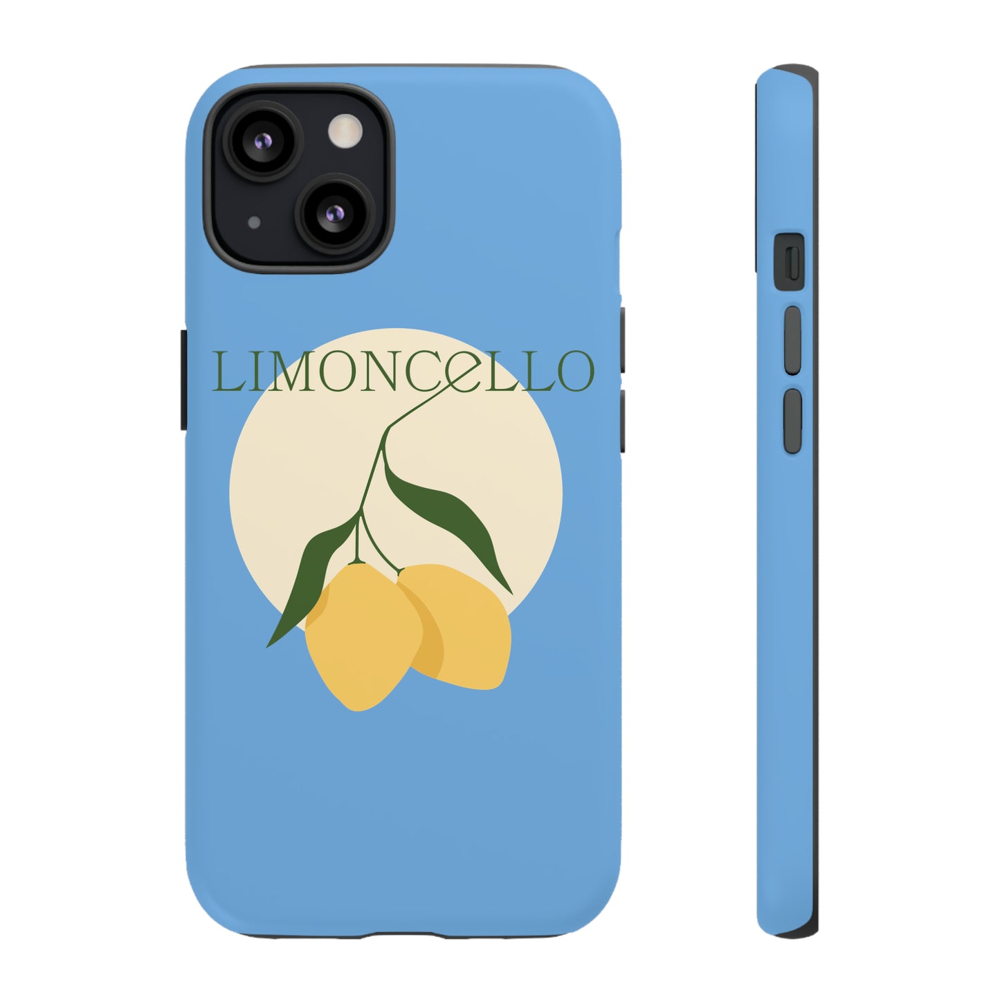 Limoncello Retro Phone Case - Tough Blue