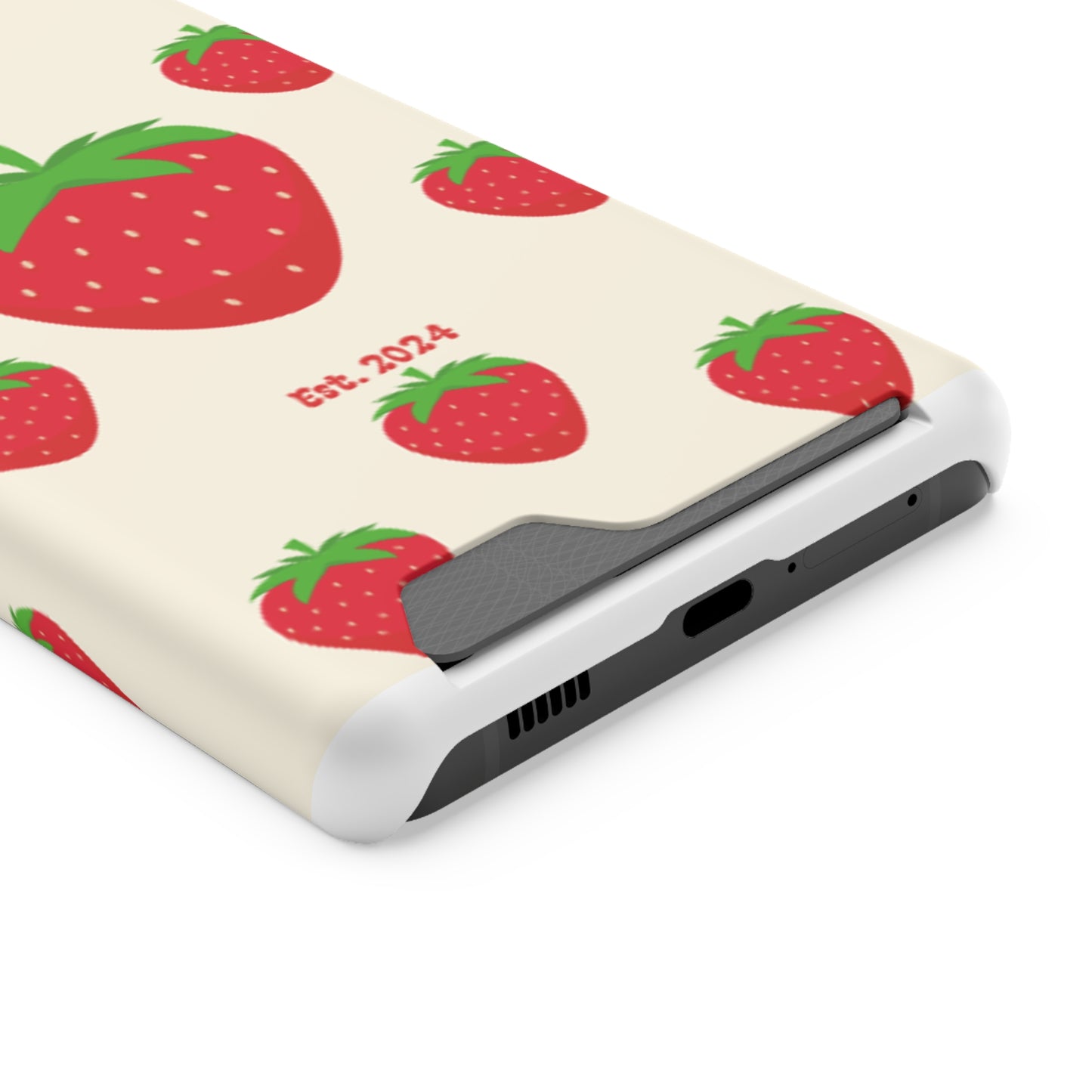 Strawberry Daiquiri Phone Case With Card Holder