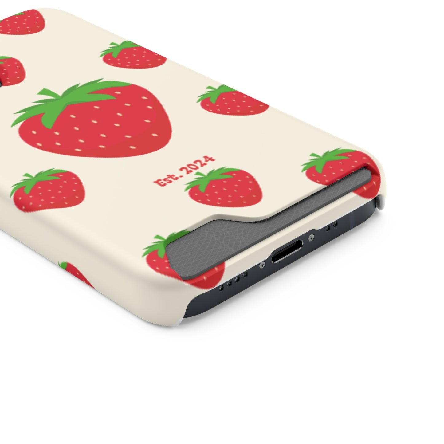 Strawberry Daiquiri Phone Case With Card Holder