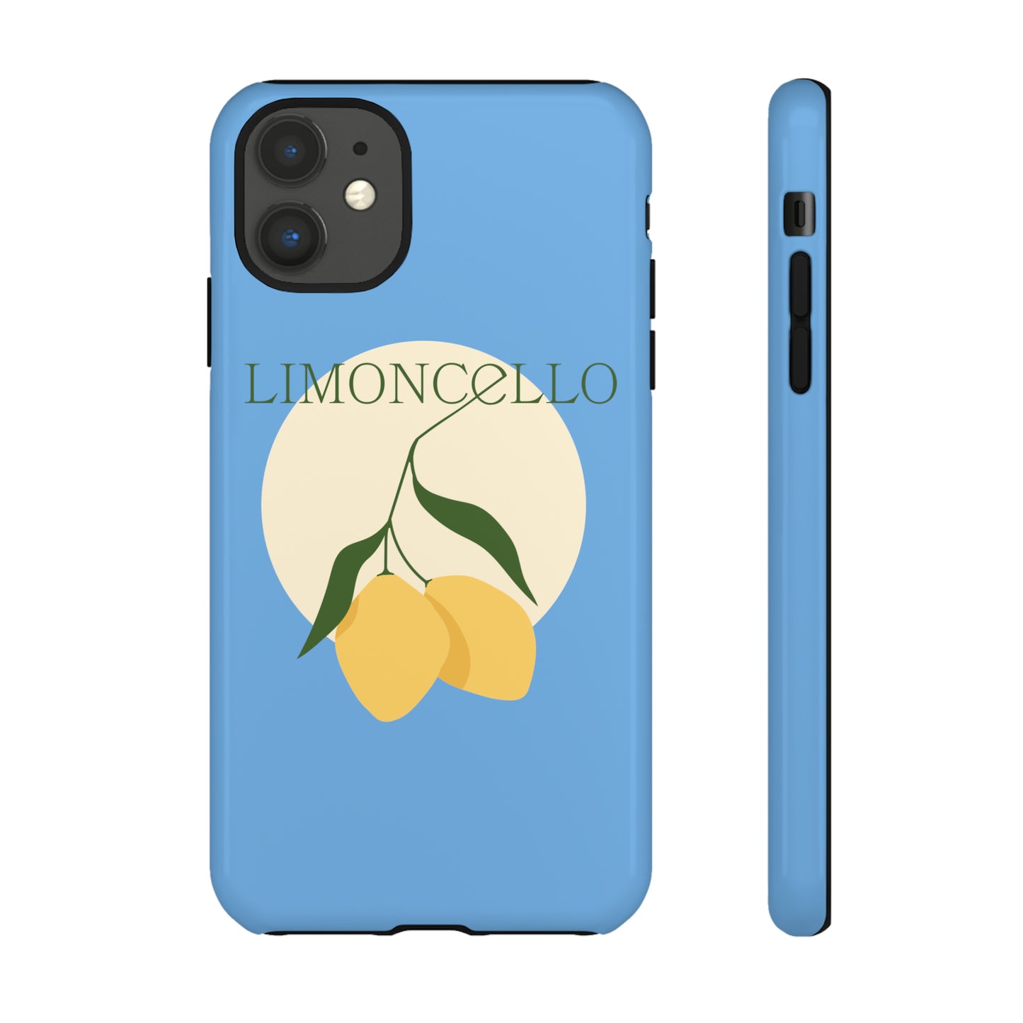 Limoncello Retro Phone Case - Tough Blue