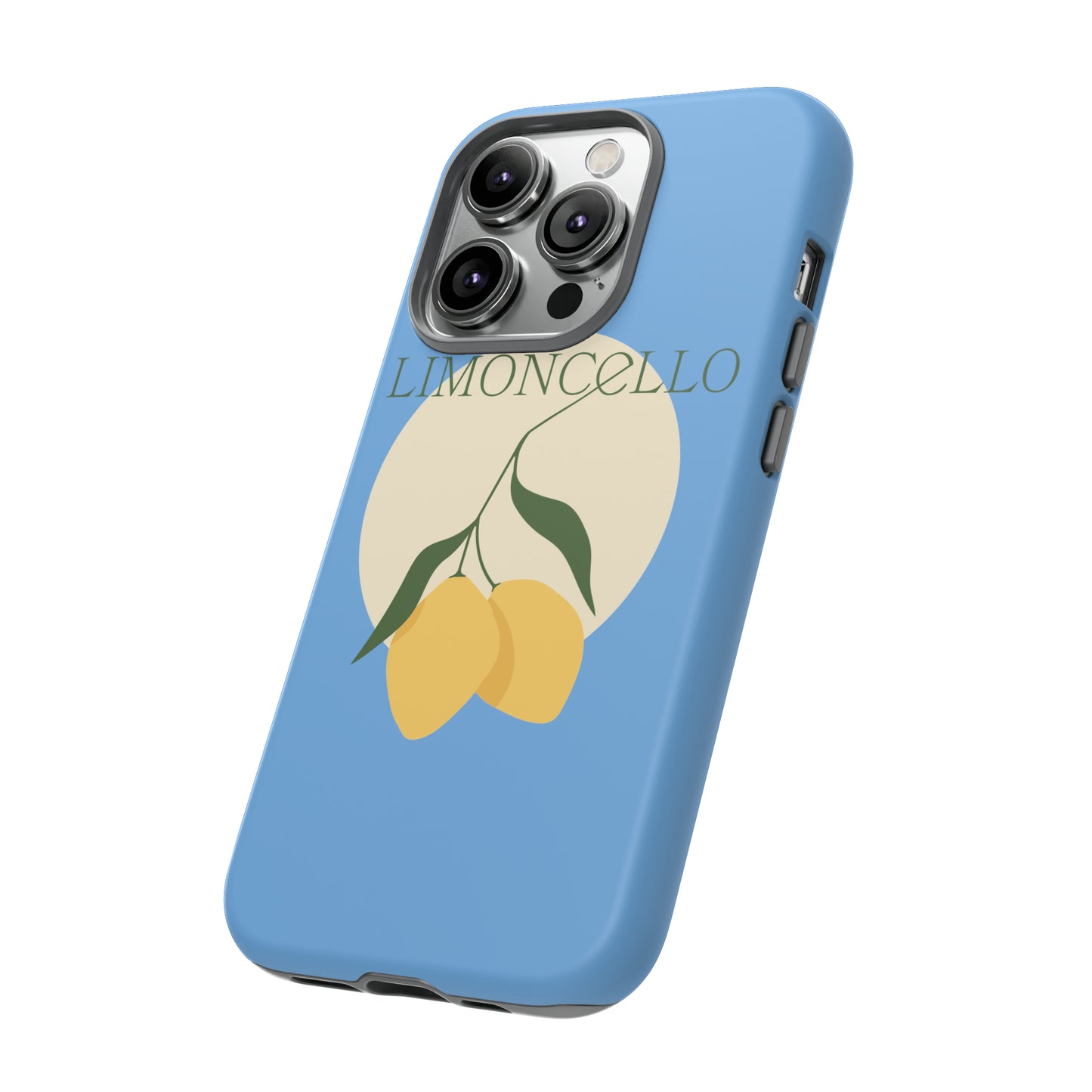 Limoncello Retro Phone Case - Tough Blue