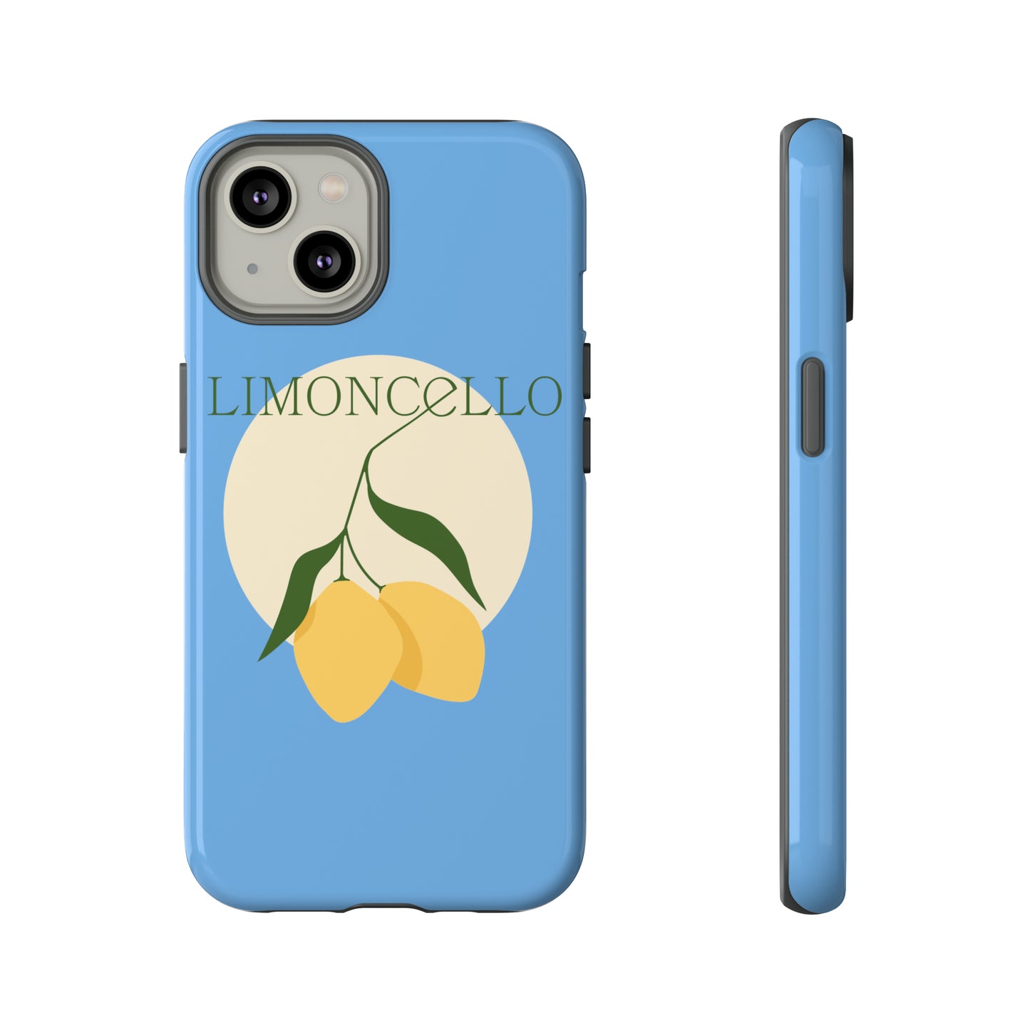 Limoncello Retro Phone Case - Tough Blue