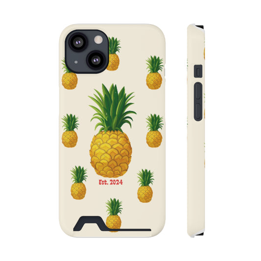 Pinacolada Phone Case With Card Holder