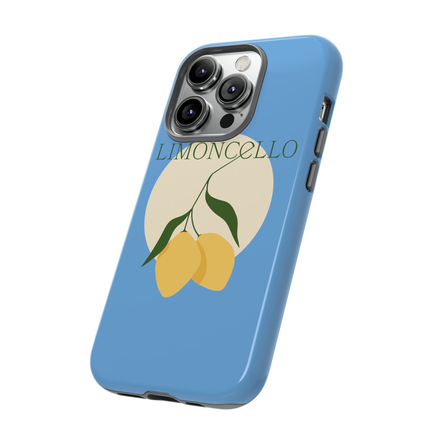 Limoncello Retro Phone Case - Tough Blue