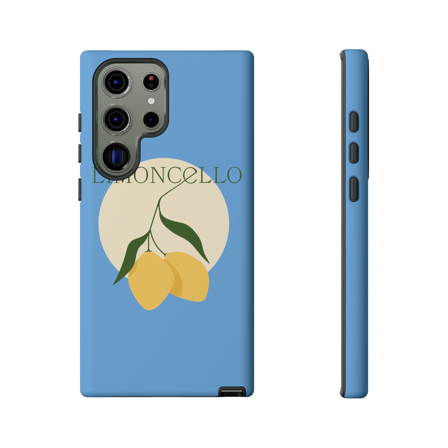 Limoncello Retro Phone Case - Tough Blue