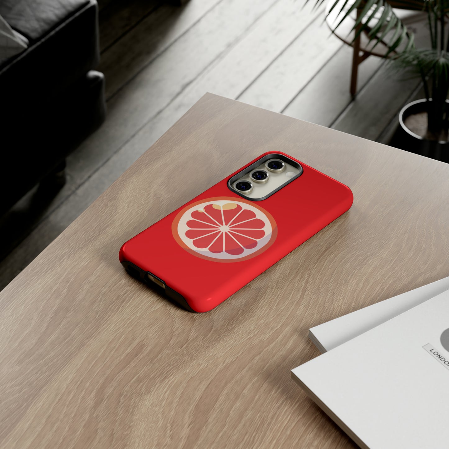 Grapefruit Phone Case - Tough Red