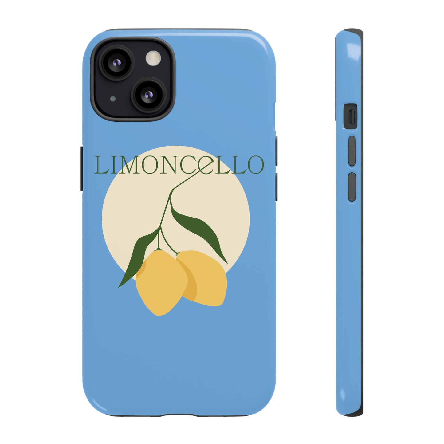 Limoncello Retro Phone Case - Tough Blue