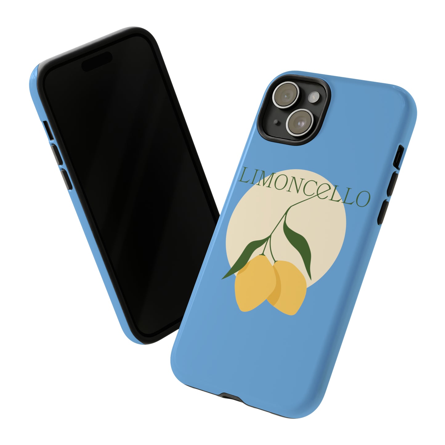 Limoncello Retro Phone Case - Tough Blue