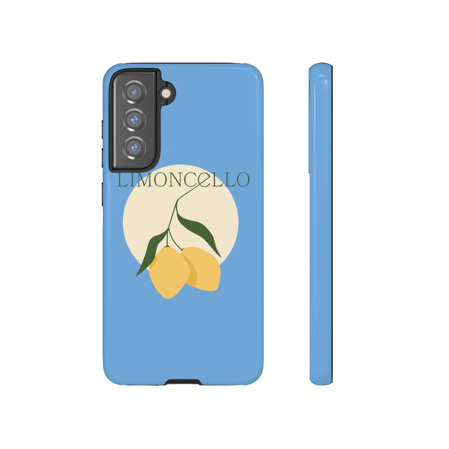 Limoncello Retro Phone Case - Tough Blue