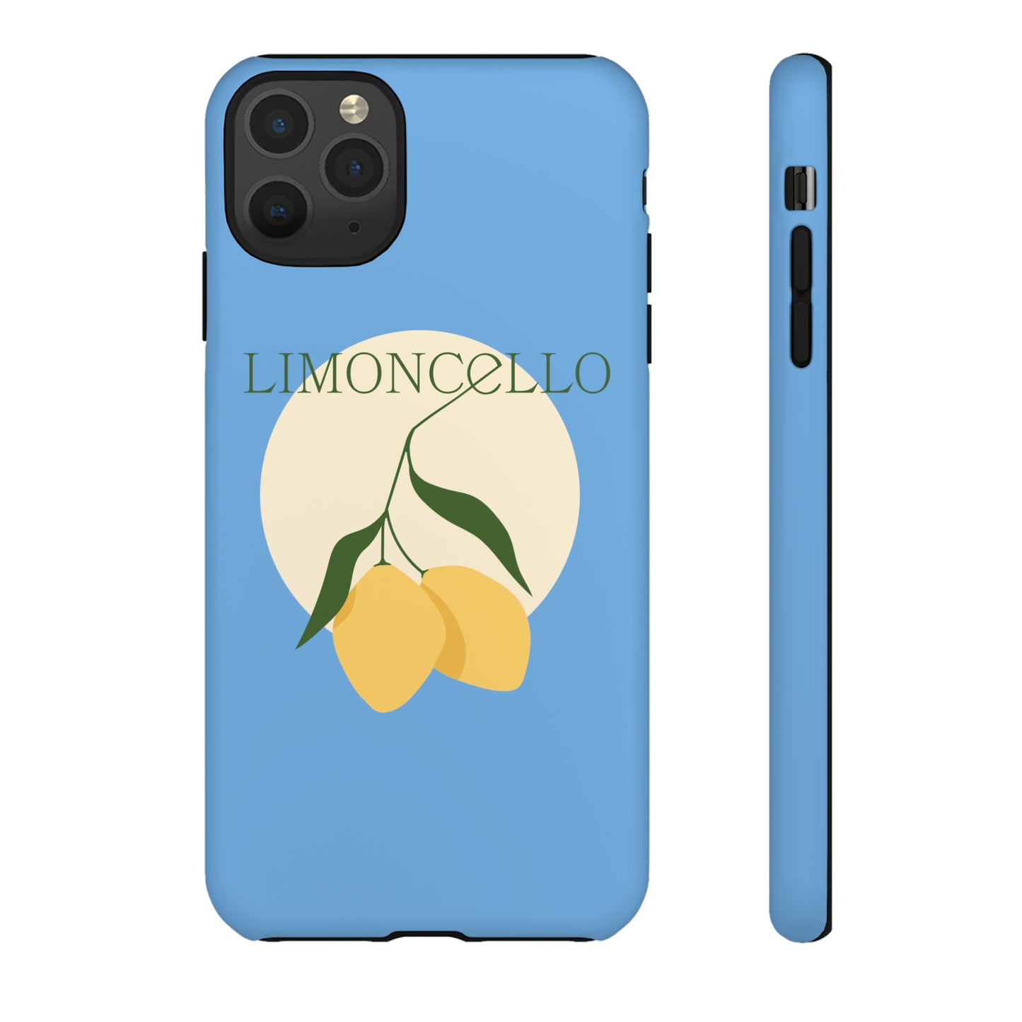 Limoncello Retro Phone Case - Tough Blue