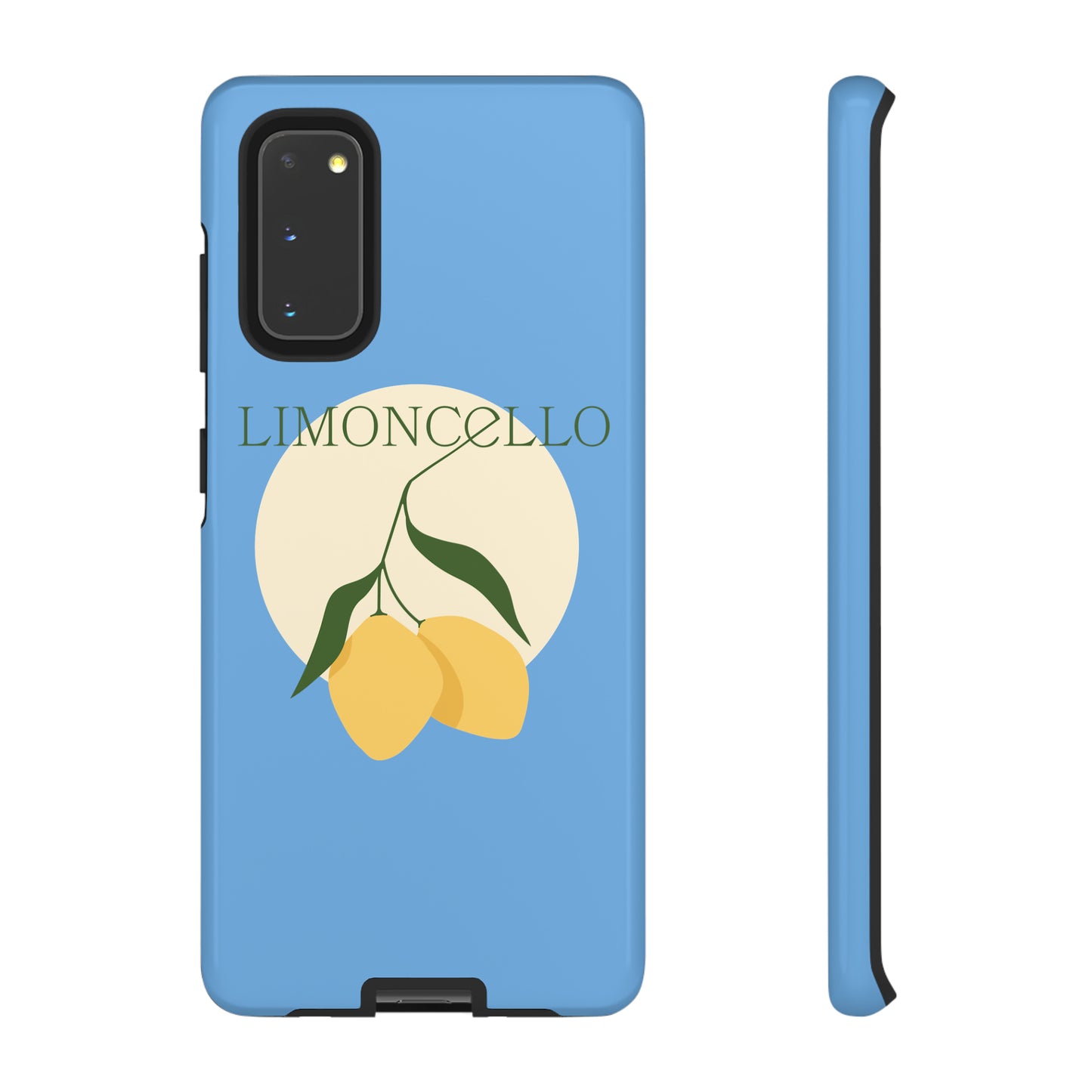 Limoncello Retro Phone Case - Tough Blue