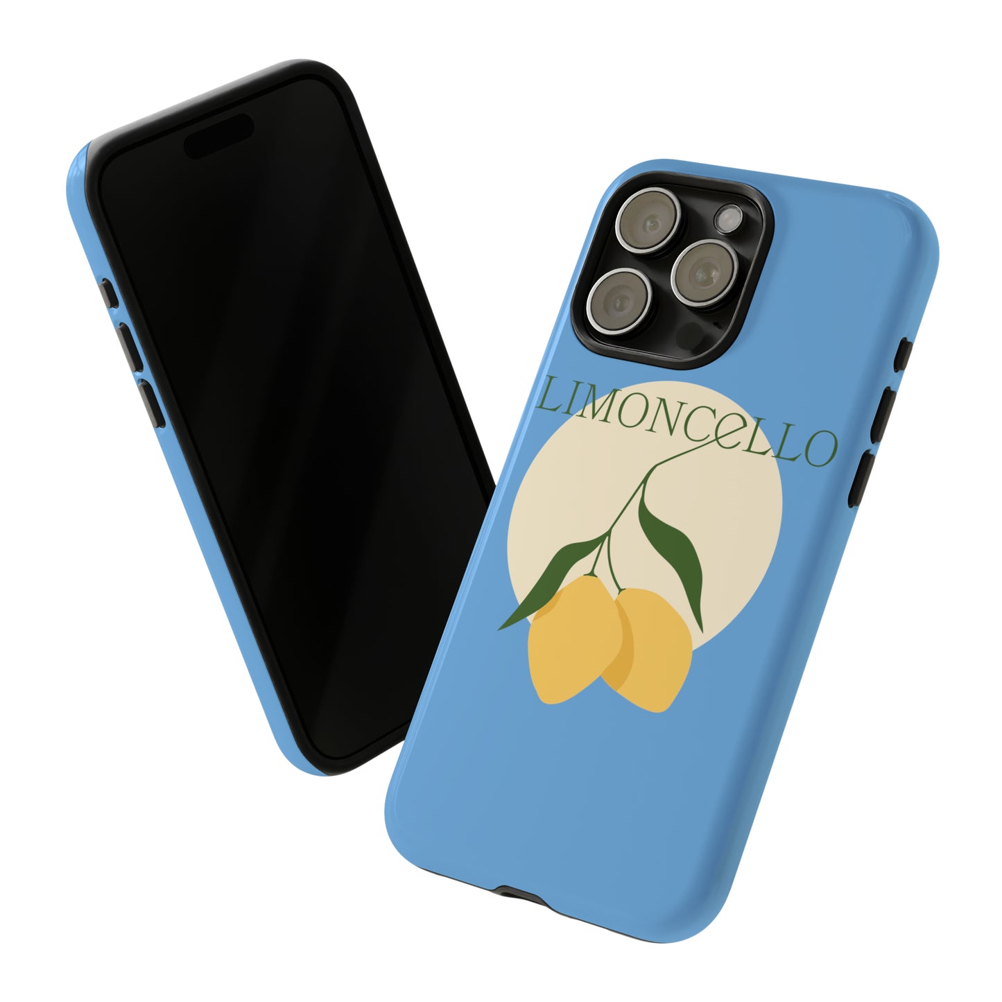 Limoncello Retro Phone Case - Tough Blue