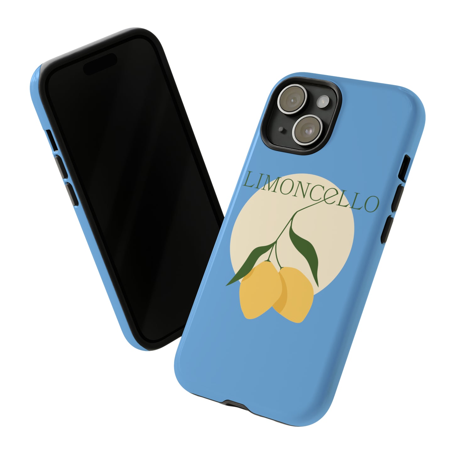 Limoncello Retro Phone Case - Tough Blue