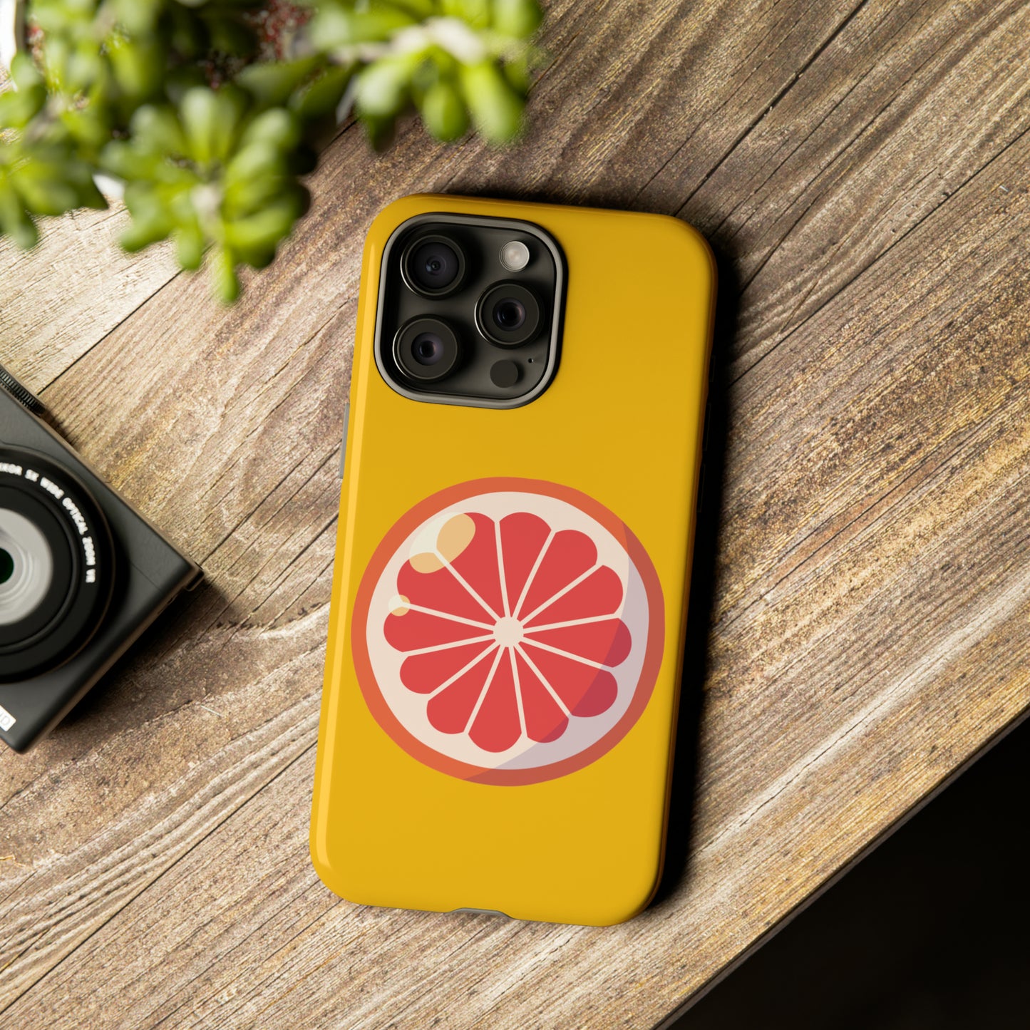 Grapefruit Phone Case - Tough Yellow