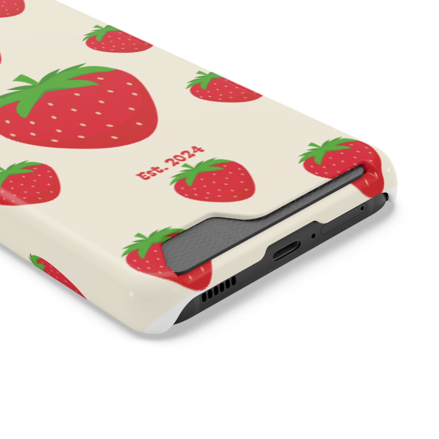 Strawberry Daiquiri Phone Case With Card Holder