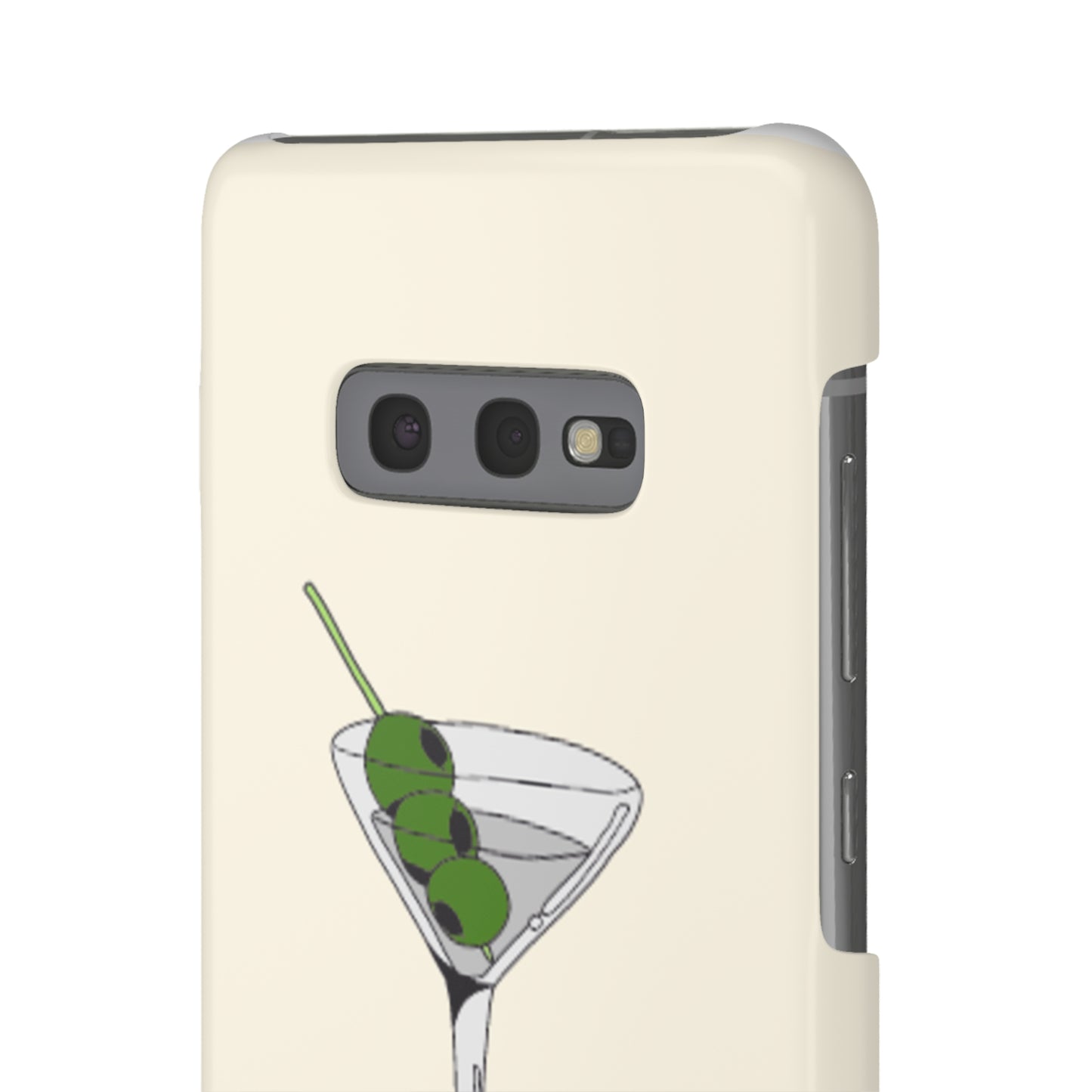 Olive Martini Phone Case with Card Holder