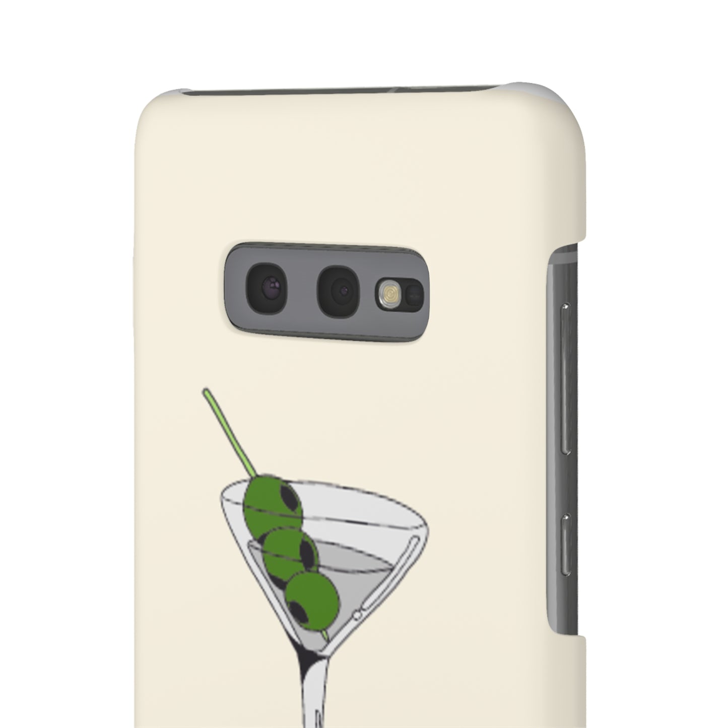 Olive Martini Phone Case with Card Holder