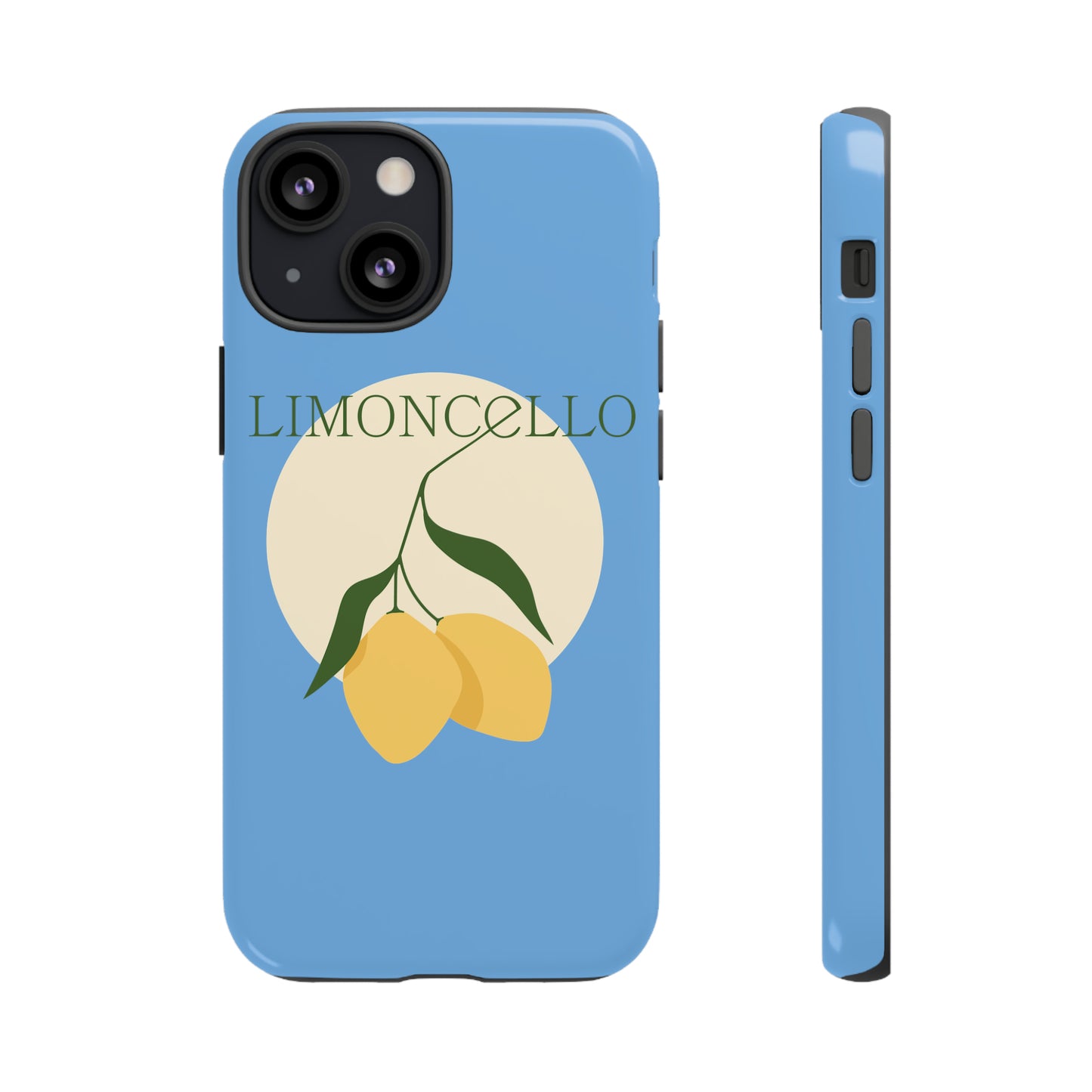 Limoncello Retro Phone Case - Tough Blue