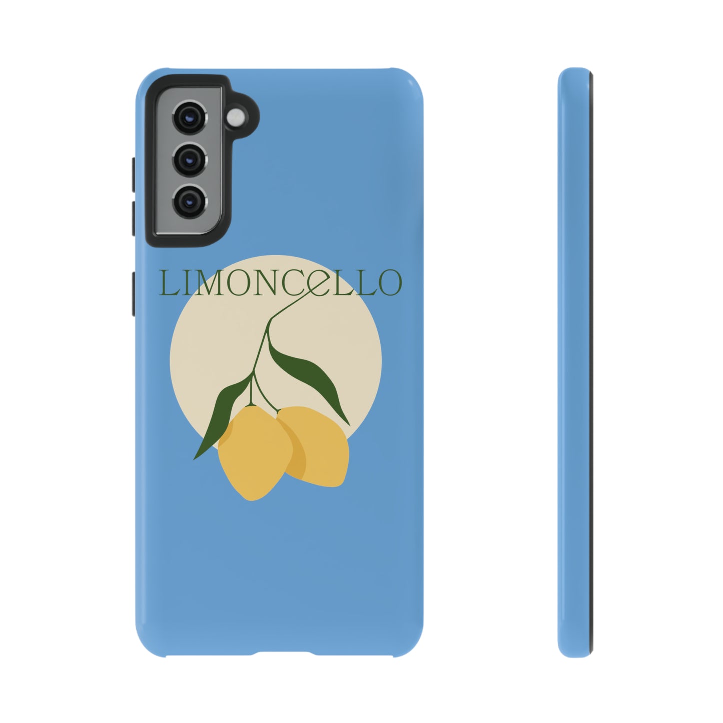 Limoncello Retro Phone Case - Tough Blue