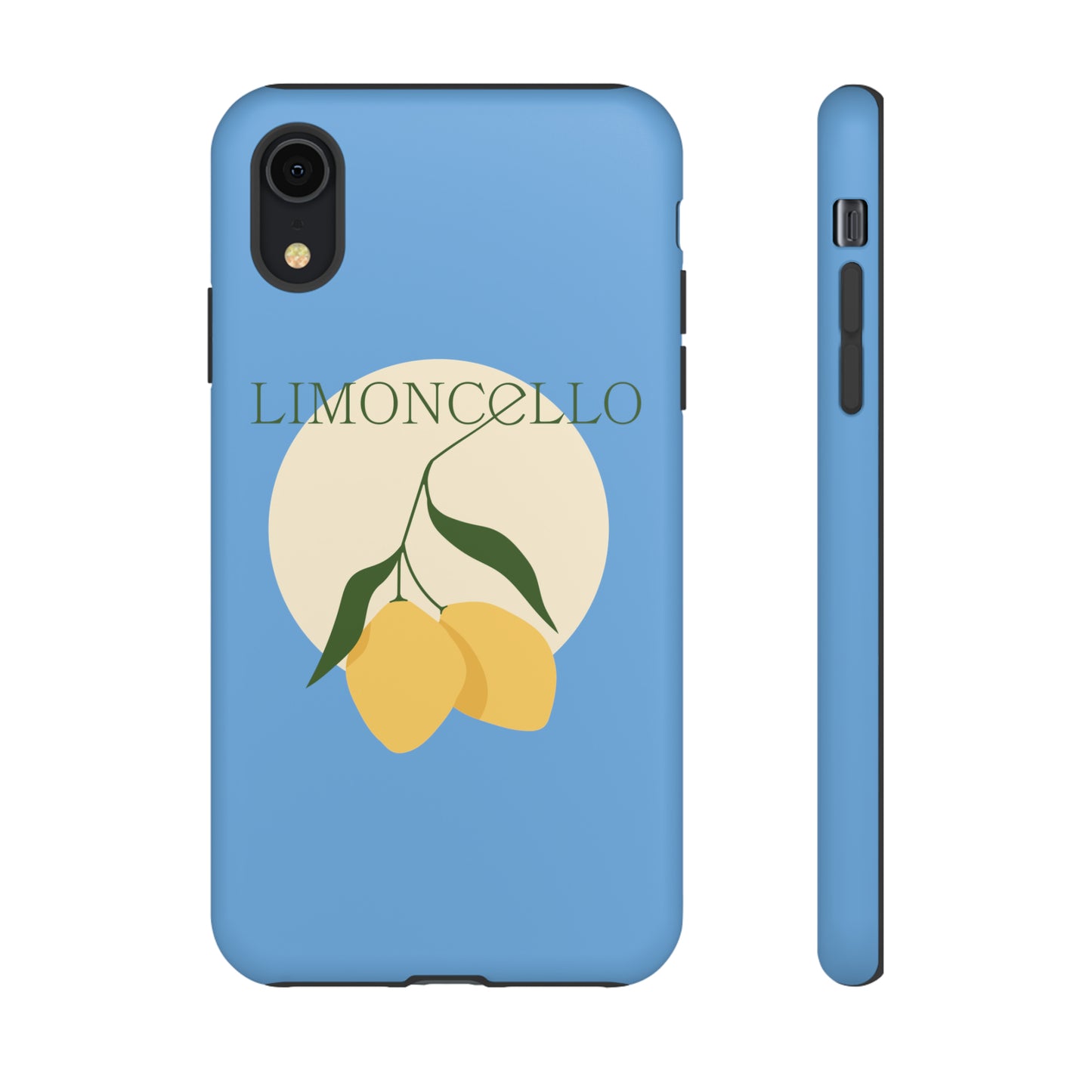 Limoncello Retro Phone Case - Tough Blue