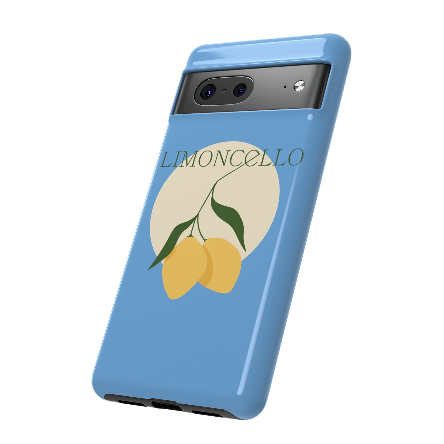 Limoncello Retro Phone Case - Tough Blue