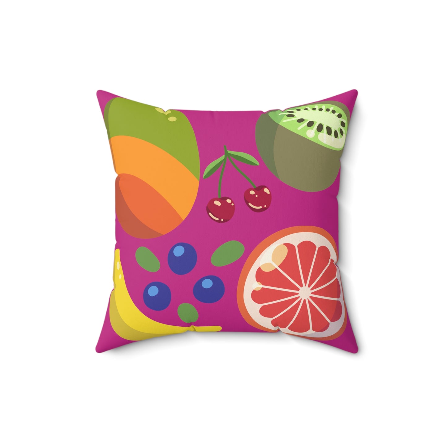 Square Pillow in Ultra Fruity in Pink