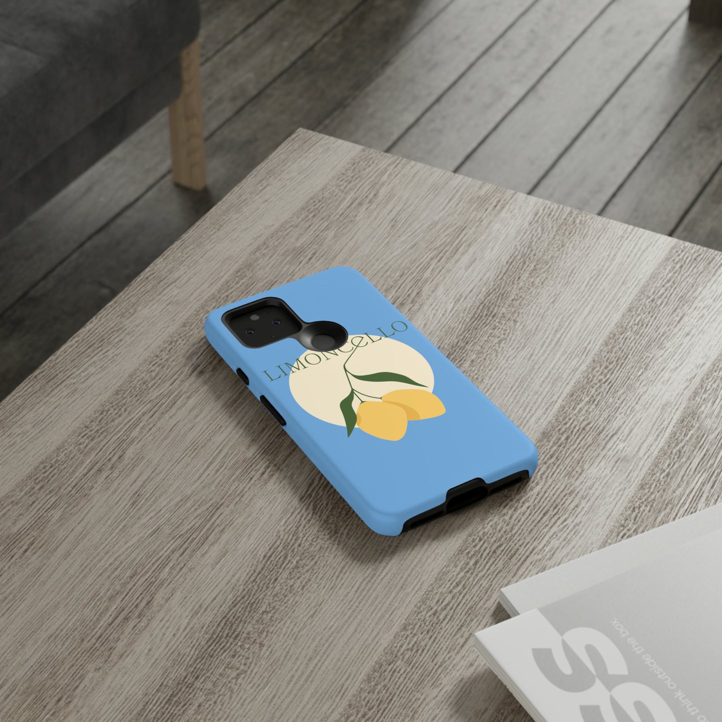 Limoncello Retro Phone Case - Tough Blue