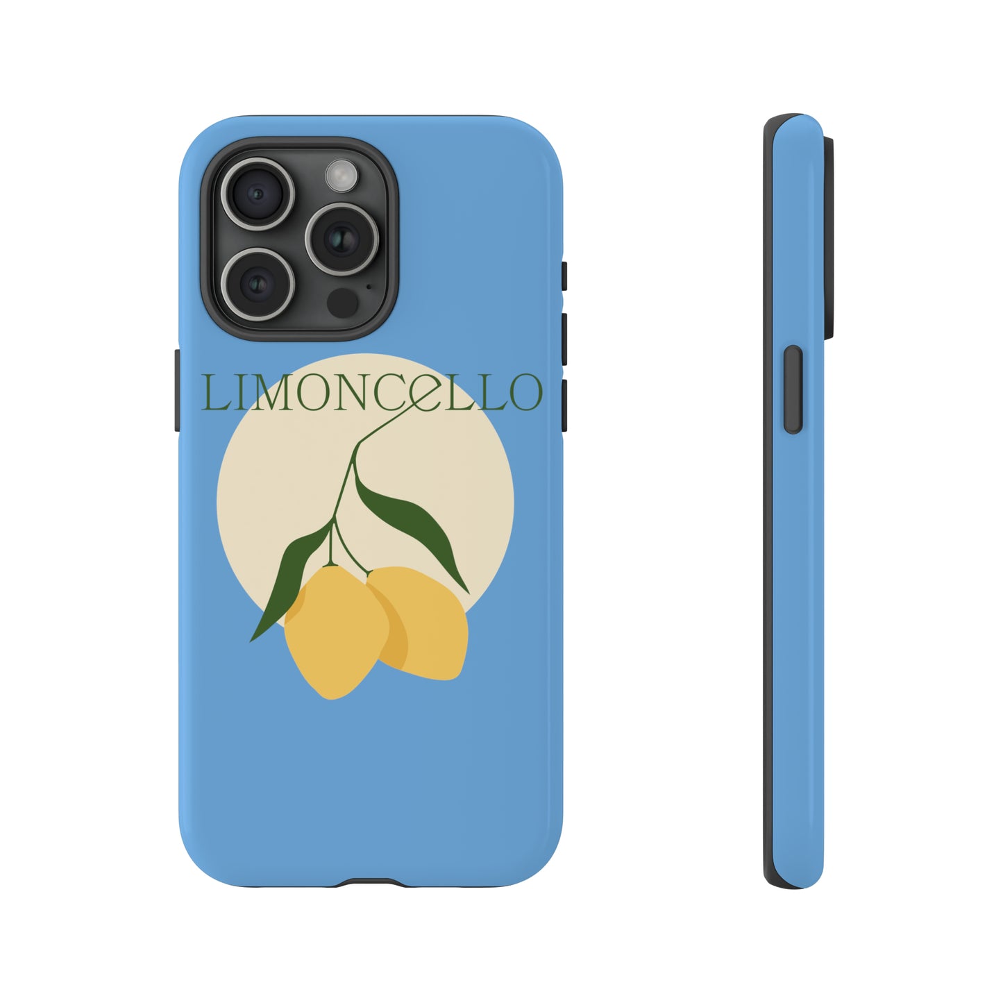 Limoncello Retro Phone Case - Tough Blue