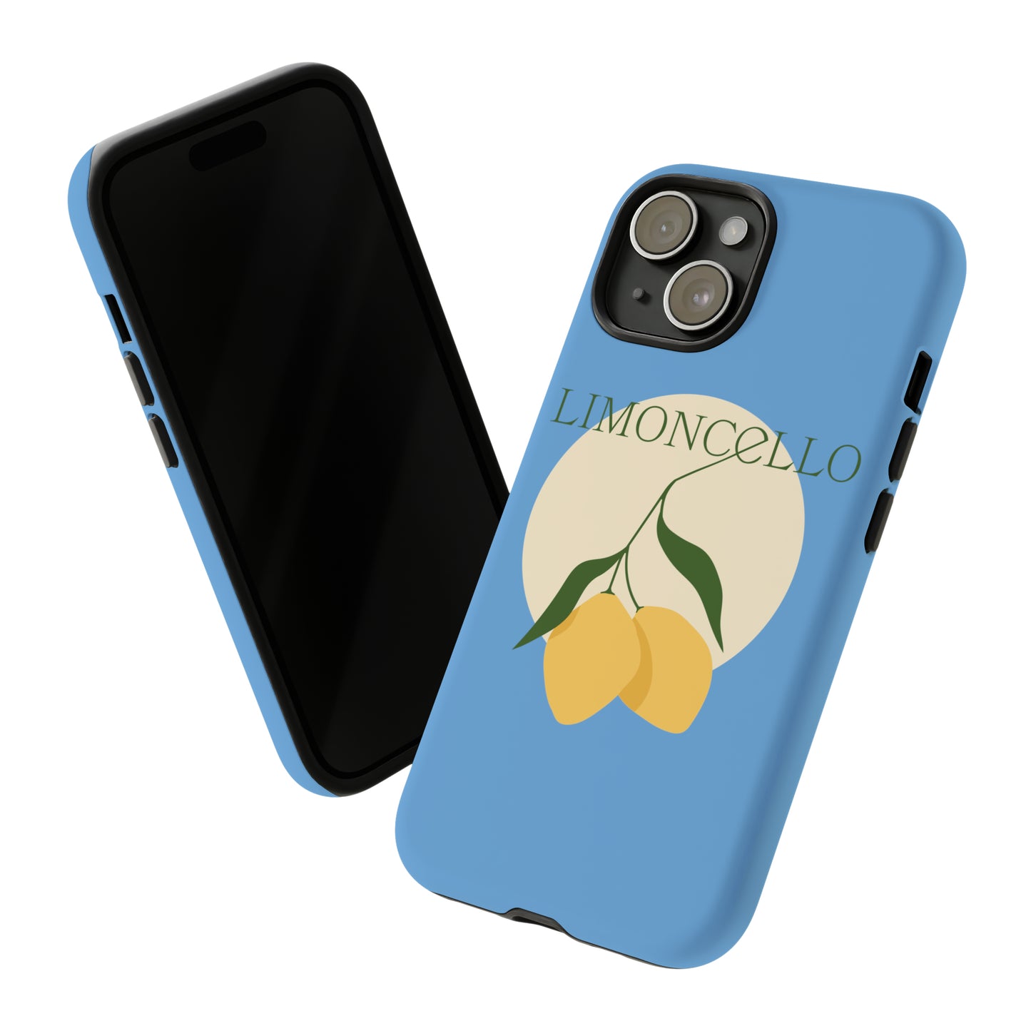 Limoncello Retro Phone Case - Tough Blue