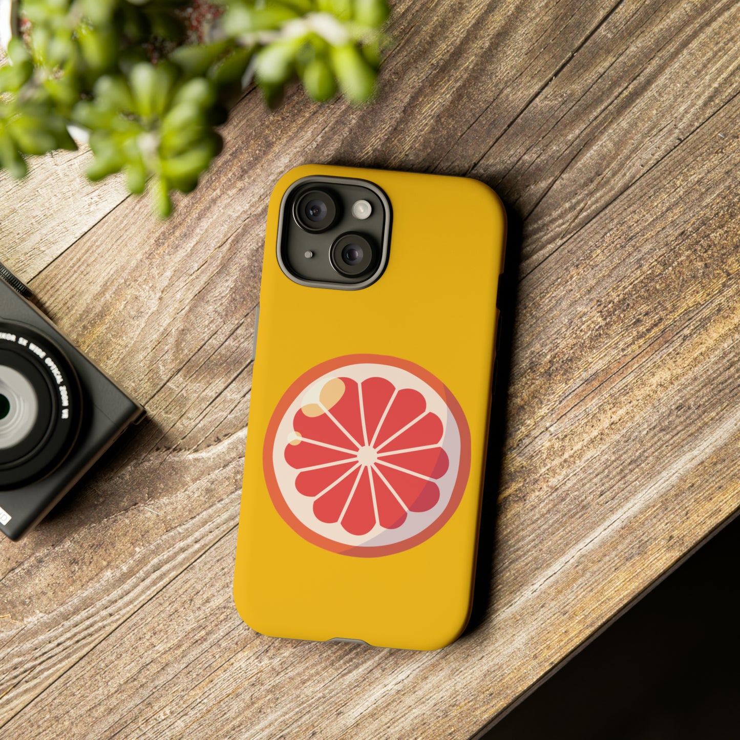 Grapefruit Phone Case - Tough Yellow