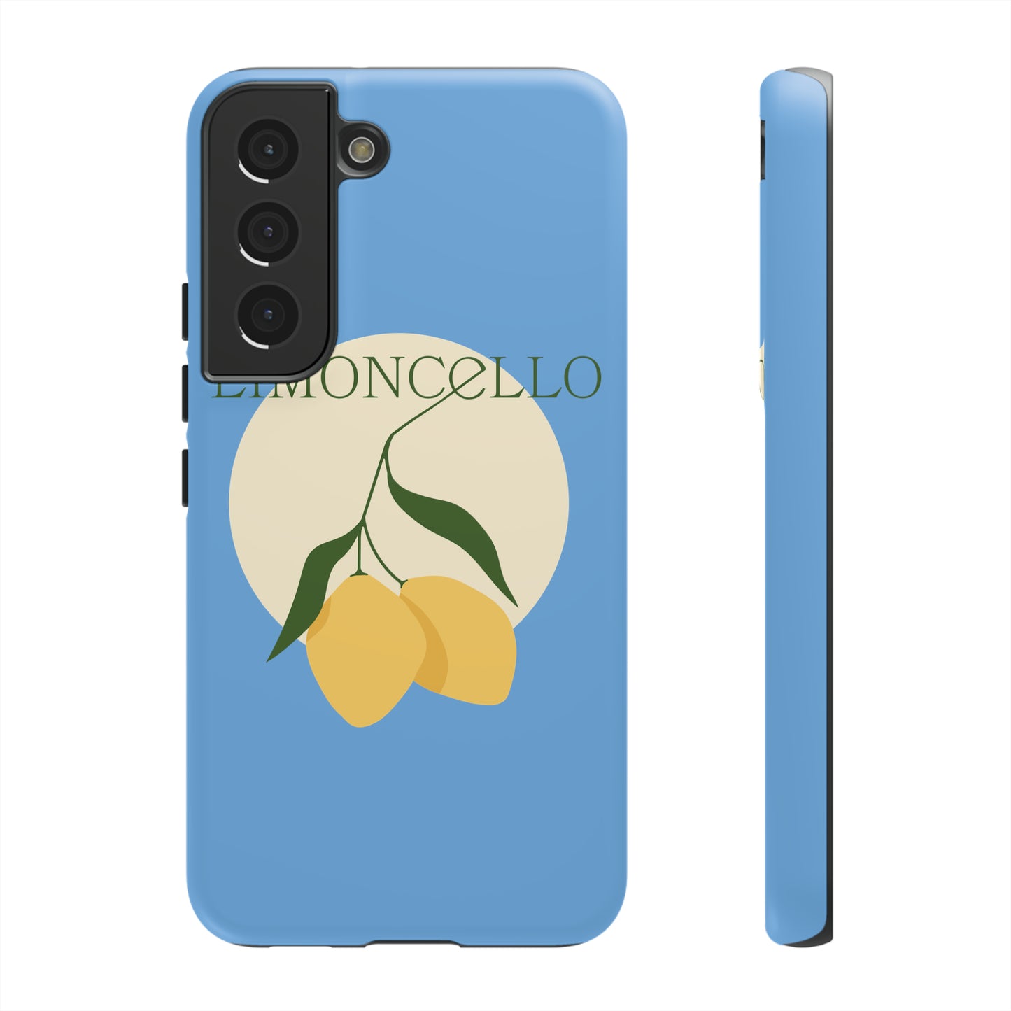 Limoncello Retro Phone Case - Tough Blue