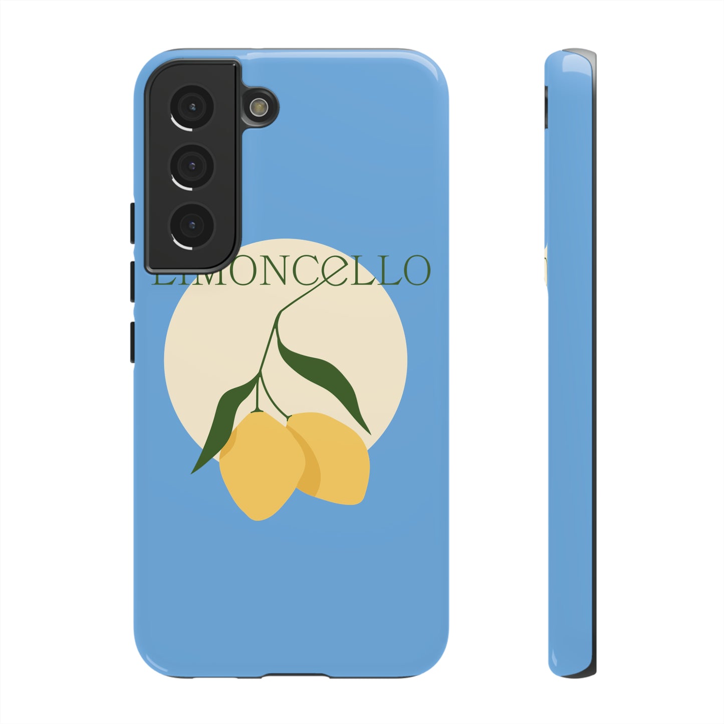 Limoncello Retro Phone Case - Tough Blue