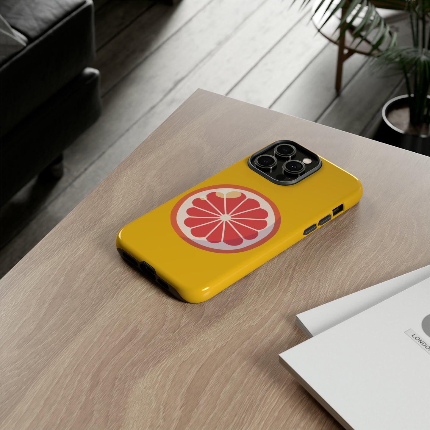 Grapefruit Phone Case - Tough Yellow