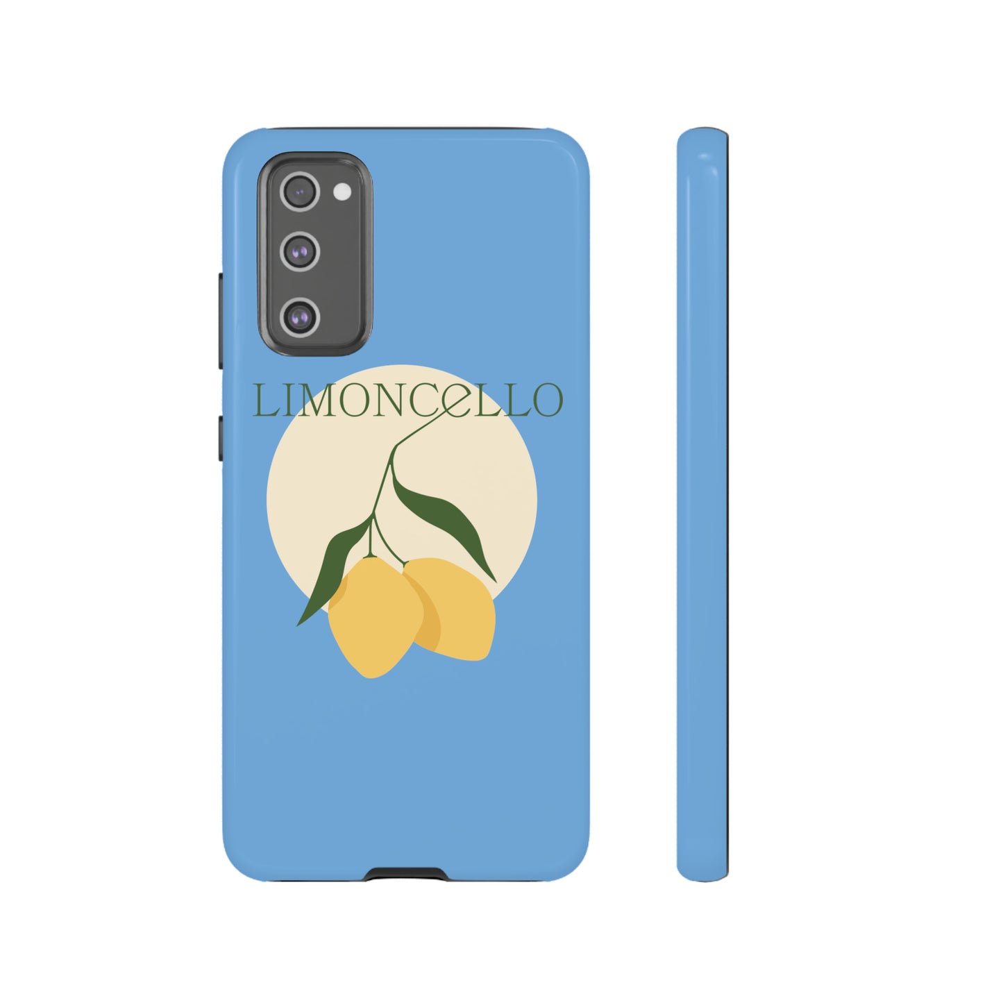 Limoncello Retro Phone Case - Tough Blue