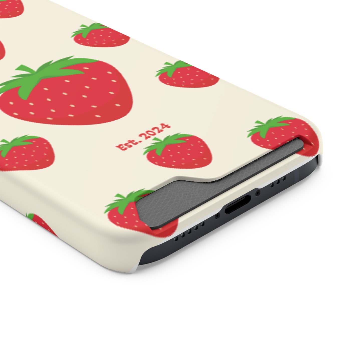 Strawberry Daiquiri Phone Case With Card Holder